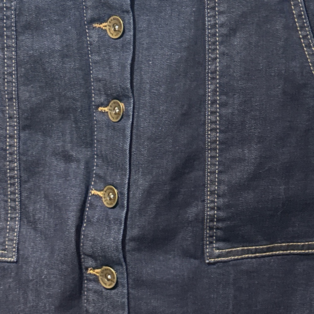 G.H. Bass & Co. button from denim mini skirt - Picture 4 of 7